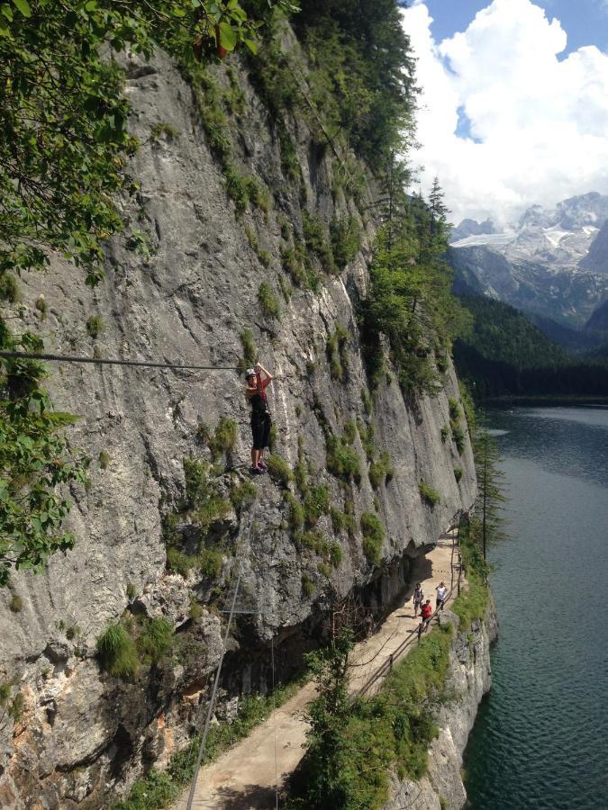 Ferienwohnung Stoablick - Barrierefrei Mit Bergblick Bad Goisern Buitenkant foto